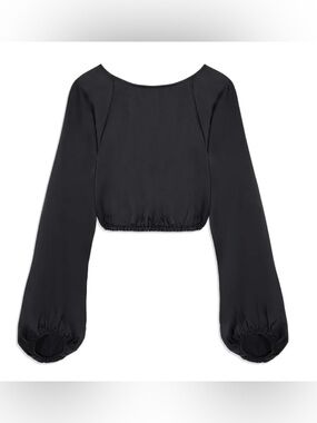 WeWoreWhat Cropped Long Sleeve